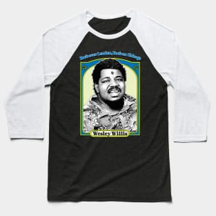 Wesley Willis / Retro Style Fan Art Design Baseball T-Shirt